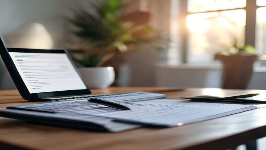 Professional invoicing software dashboard displaying customizable invoices and real-time payment tracking