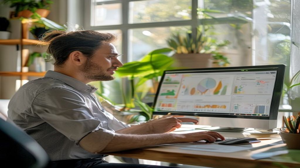 A user-friendly accounting software dashboard helping small businesses track expenses, invoices, and cash flow efficiently.