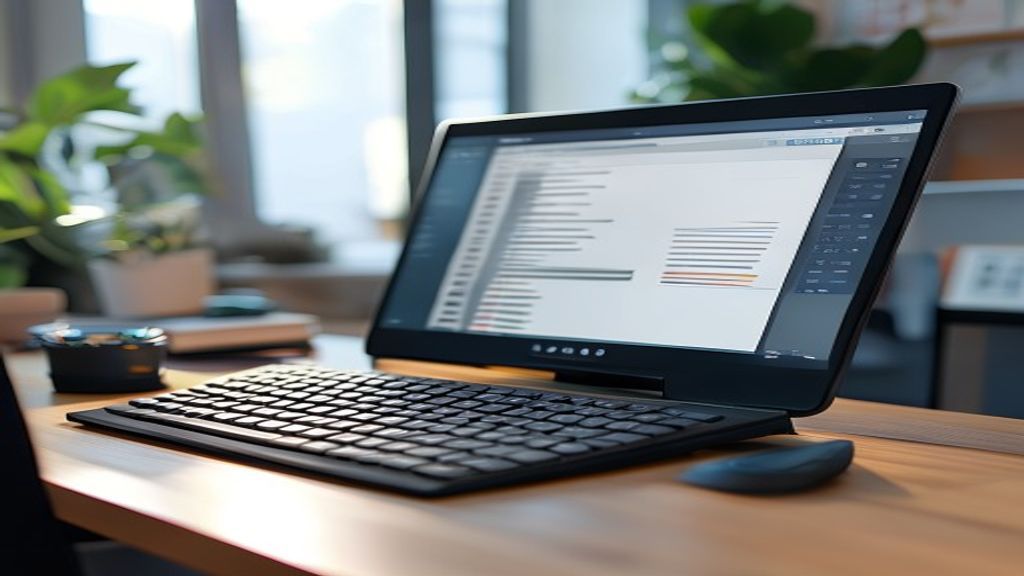 Dashboard view of payroll computer software streamlining employee payments and tax calculations.