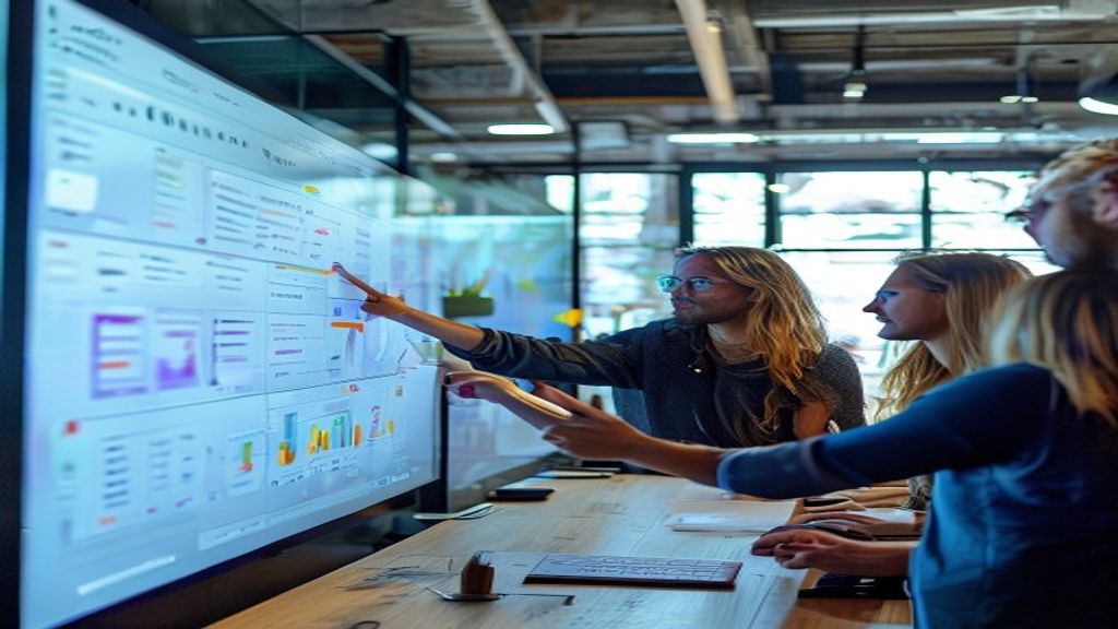 Project management timeline showing key milestones and deadlines for project phases