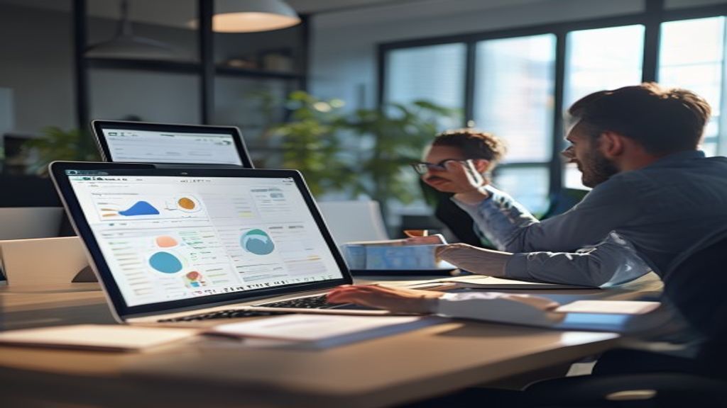 Time keeping software dashboard displaying real‑time tracking, task logs, and productivity analytics.